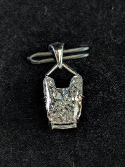 French Bulldog/Boston Shaped Lab Grown Diamond Custom Cut